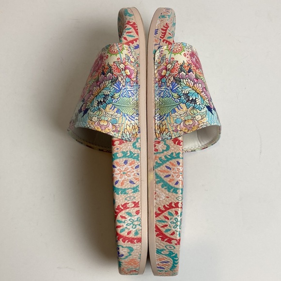 Johnny Was Pearce Wave Pool Slide Sandal  Size 10 - Picture 8 of 16